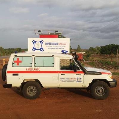 Ein Krankenwagen für das Hospital Braun 