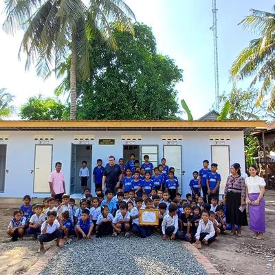Nouvelles installations sanitaires pour l'école primaire Pouthiprek, Cambodge